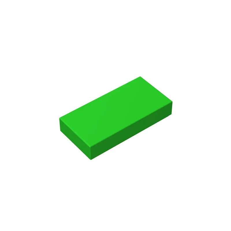 Gobricks GDS-566 Tile 1 x 2 with Groove | Compatible Building Block