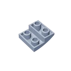 Gobricks GDS-1270 Slope, Curved 2 x 2 Inverted | Compatible with Lego 32803 Building Block