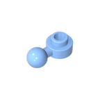 Gobricks GDS-1500 Hinged Plate 1x1 with Ball Head | Compatible Building Brick