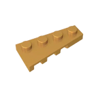 Gobricks GDS-549 Wedge Plate 4 x 2 Right | Building Block for Compatible DIY Sets
