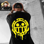 One Piece Luffy T-Shirt: Oversized Cotton Y2K Graphic Tee