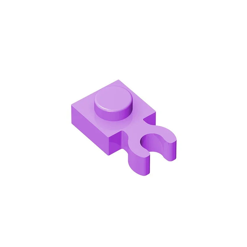 Gobrick GDS-814 PLATE 1X1 W. HOLDER | Building Block for DIY Creations