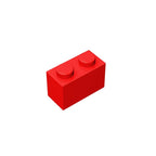 Educational Assemblage Gobricks Brick 1 x 2 without Bottom Tube | Compatible with Lego 3004 3065 35743
