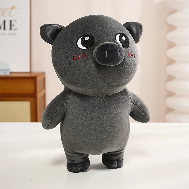 Kawaii Demon Pig Plush Toy – Cute Devil Pig Stuffed Animal Doll