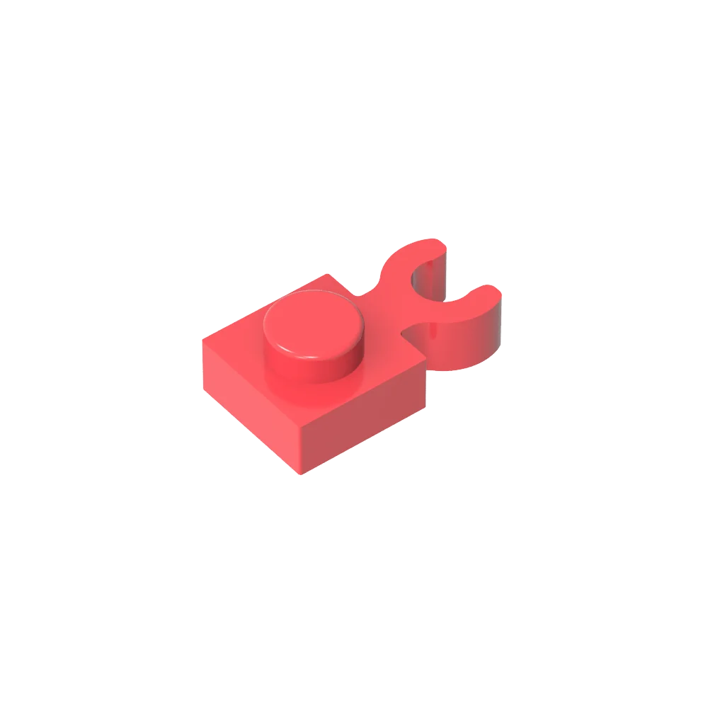 Gobrick GDS-814 PLATE 1X1 W. HOLDER | Building Block for DIY Creations