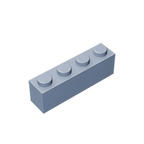 Gobricks GDS-534 Brick 1 x 4 without Bottom Tubes | Compatible Building Block Set