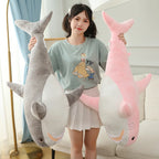 Kawaii Shark Plush Pillow – Super Soft Stuffed Animal Cuddle Toy