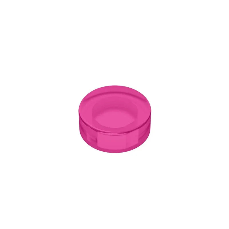 Gobricks GDS-612 Flat Tile 1x1 Round | Compatible Building Block
