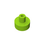 Gobricks Tile Round 1x1 with Bar and Pin Holder | Compatible Building Block