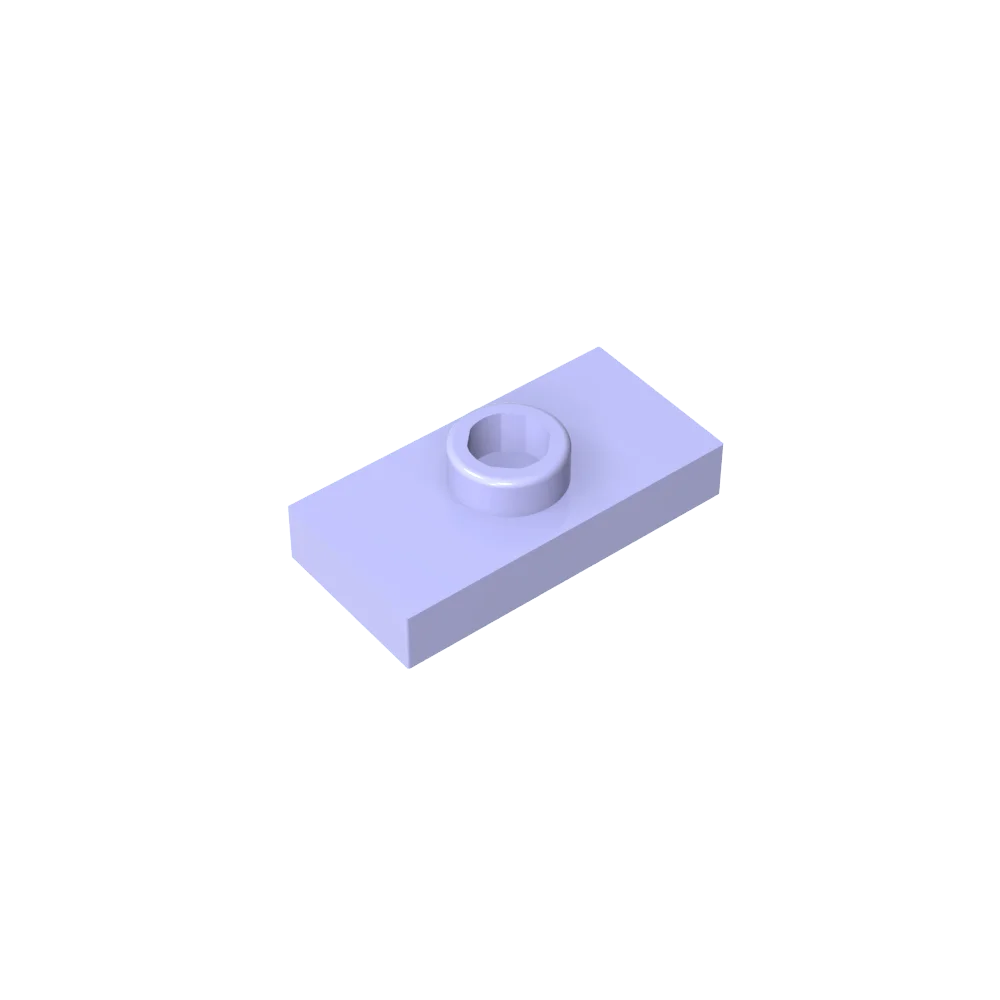 Gobricks PLATE 1X2 W. 1 KNOB | Modified Building Block Compatible with Lego 15573