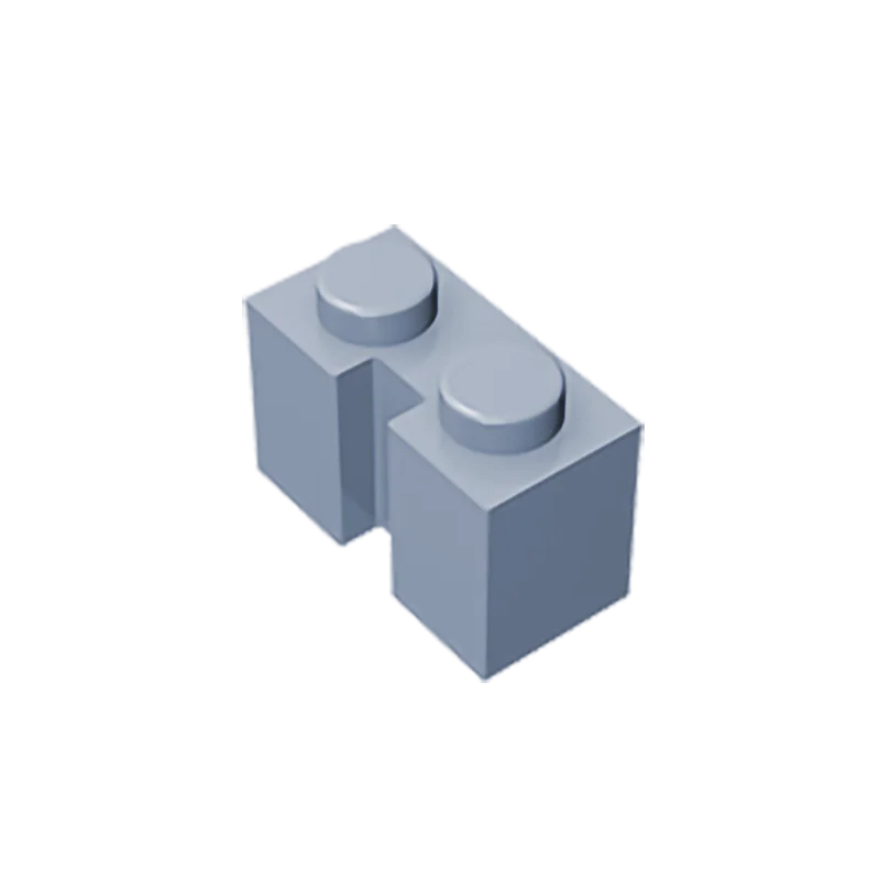 Gobricks GDS-798 Brick 1x2 with Groove | Compatible Building Block for DIY Sets