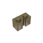 Gobricks GDS-798 Brick 1x2 with Groove | Compatible Building Block for DIY Sets