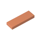 Gobricks GDS-562 Tile 1 x 3 Building Blocks | Compatible with Lego 63864