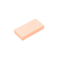 Gobricks GDS-566 Tile 1 x 2 with Groove | Compatible Building Block