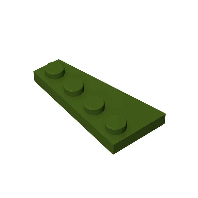 Gobricks GDS-549 Wedge Plate 4 x 2 Right | Building Block for Compatible DIY Sets