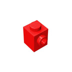 Gobricks GDS-635 BRICK 1X1 W. 1 KNOB | Single Side Bump Building Block Compatible with Lego 87087