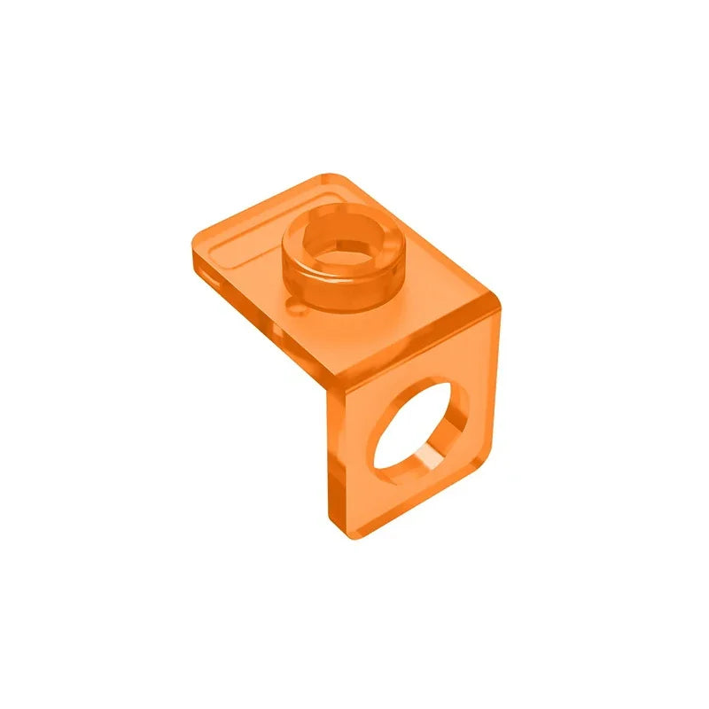 Gobricks GDS-1165 Minifig Neck Bracket with Back Stud | Thin Back Wall Building Block