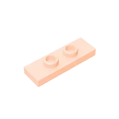 Gobricks GDS-1504 Plate, Modified 1 x 3 with 2 Studs (Double Jumper) | Compatible Building Block Piece