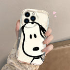 Snoopy Lively Cool For Apple iPhone 15 14 13 12 11 XS XR X Pro Max Plus Wave Oil Funda Cover Phone Case