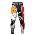 Men's Compression Running Tights - Cat / Medium