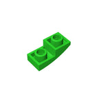 Gobricks GDS-795 Slope, Curved 2 x 1 Inverted | Compatible Building Block for DIY Projects