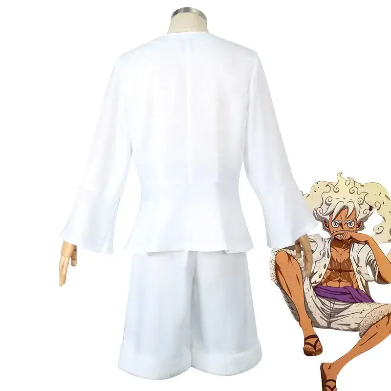 Monkey D Luffy Cosplay Costume One Piece Egghead Suit