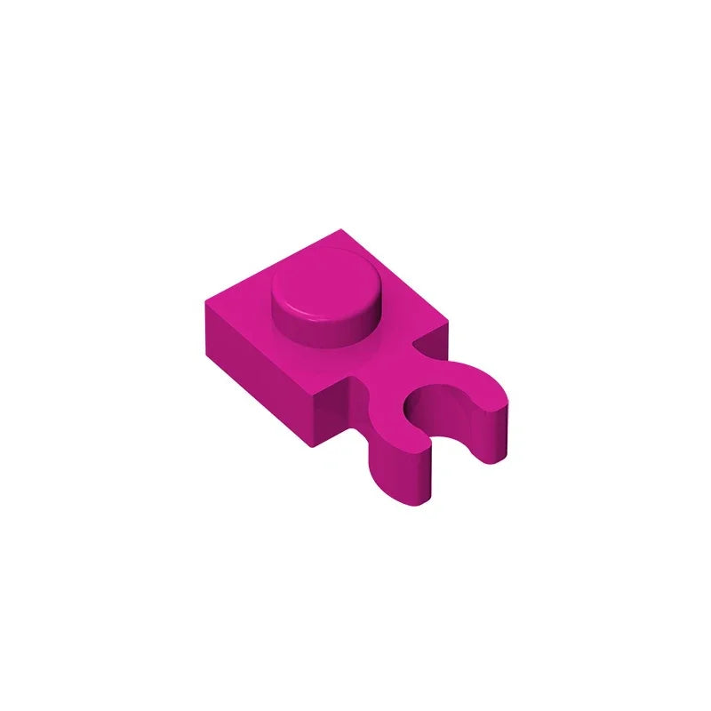 Gobrick GDS-814 PLATE 1X1 W. HOLDER | Building Block for DIY Creations