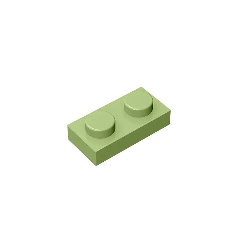 Gobricks GDS-502 Plate 1 x 2 Compatible Building Blocks | 6225 Pieces for DIY Creations