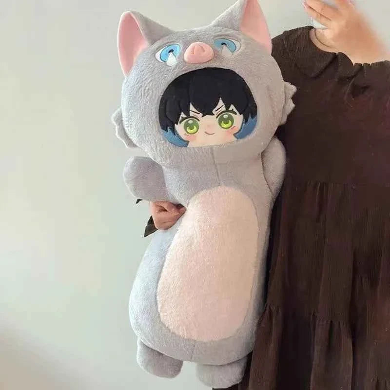 Boar Warrior Plush Body Pillow – Giant Anime-Inspired Stuffed Cushion