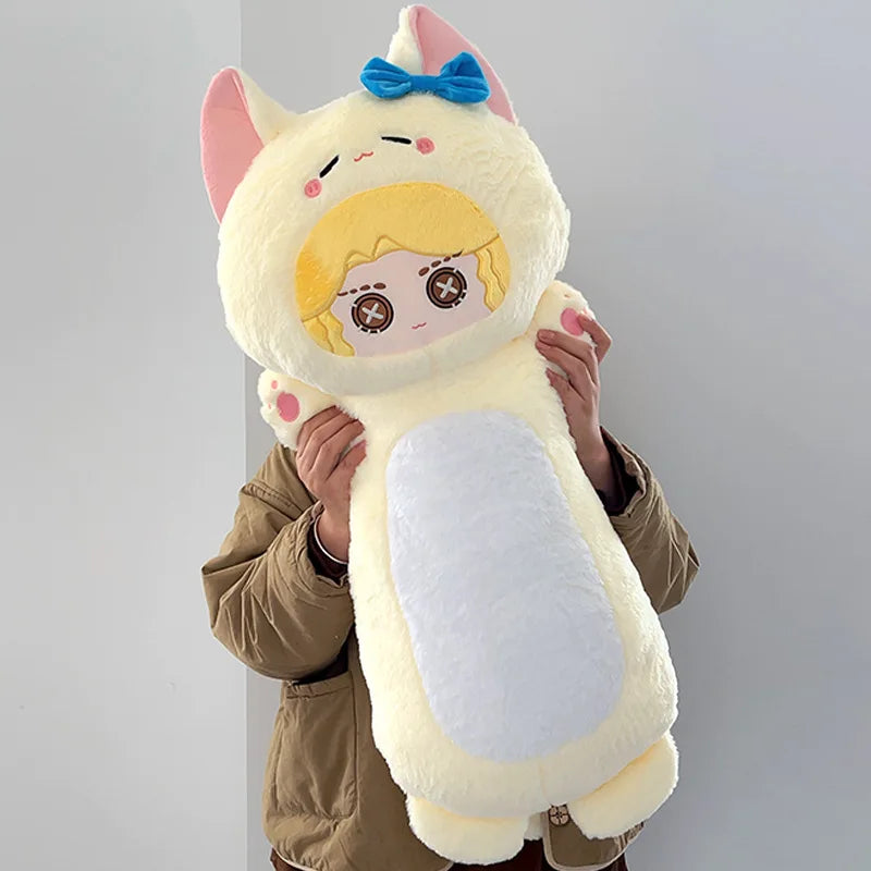 Long Cosplay Animal Plush Pillow – Giant Soft Character-Inspired Stuffed Toy