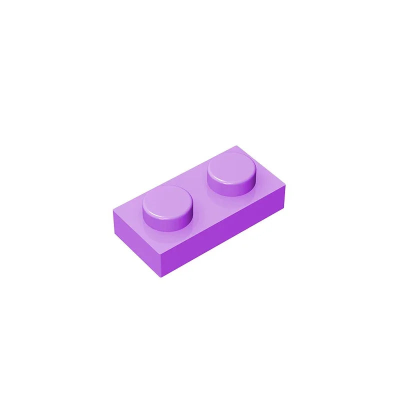 Gobricks GDS-502 Plate 1 x 2 Compatible Building Blocks | 6225 Pieces for DIY Creations