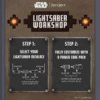Star Wars X RockLove LIGHTSABER WORKSHOP Elemental Nature Lightsaber Necklace - 