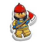 Mini Firefighter Sticker
