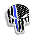 Blueline Punisher Sticker