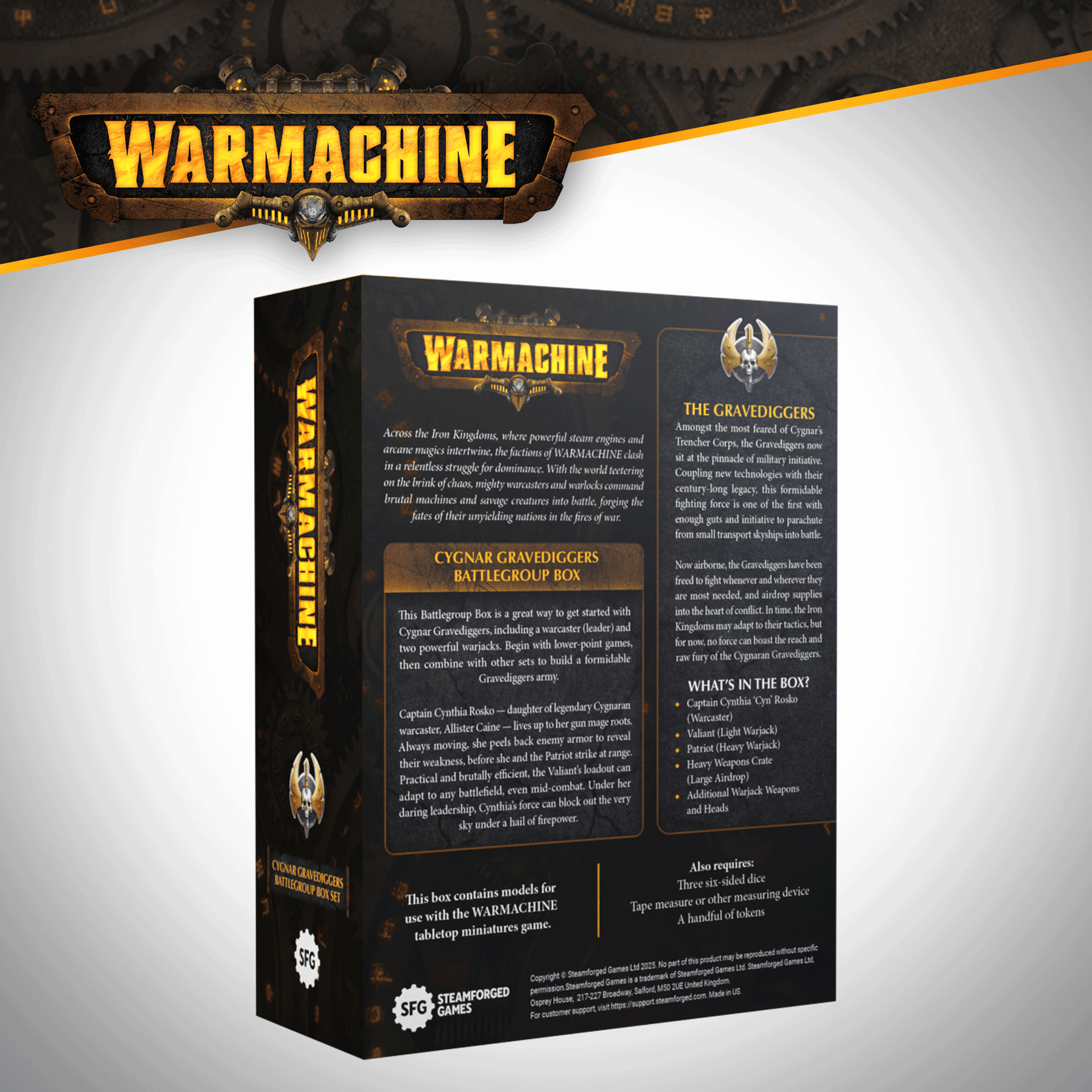 Warmachine: Cygnar - Gravediggers - Battlegroup Box