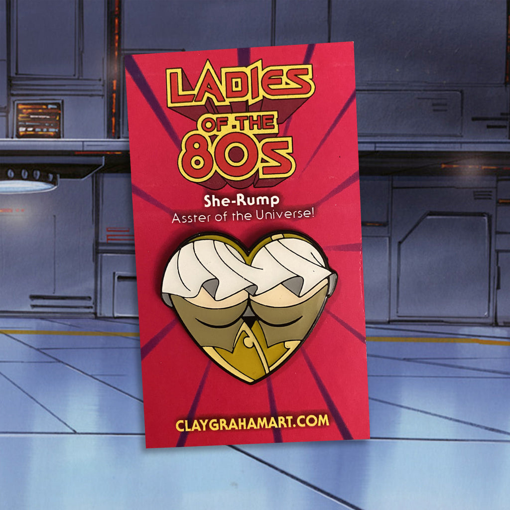Ladies of the 80s 1.5" soft enamel pins