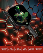 C3PO and R2D2 - Star Wars - Pickleball Paddle