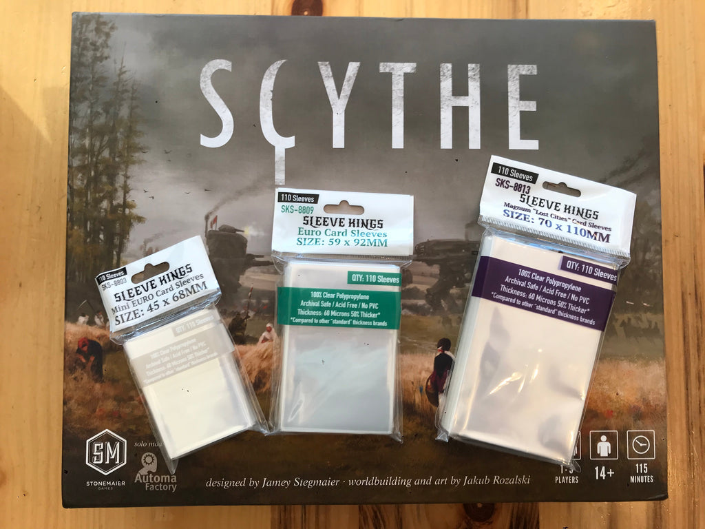 "Scythe"+ Expansions Compatible Sleeve Bundle (8803 X 1 + 8808 X 1 + 8813 X 2)