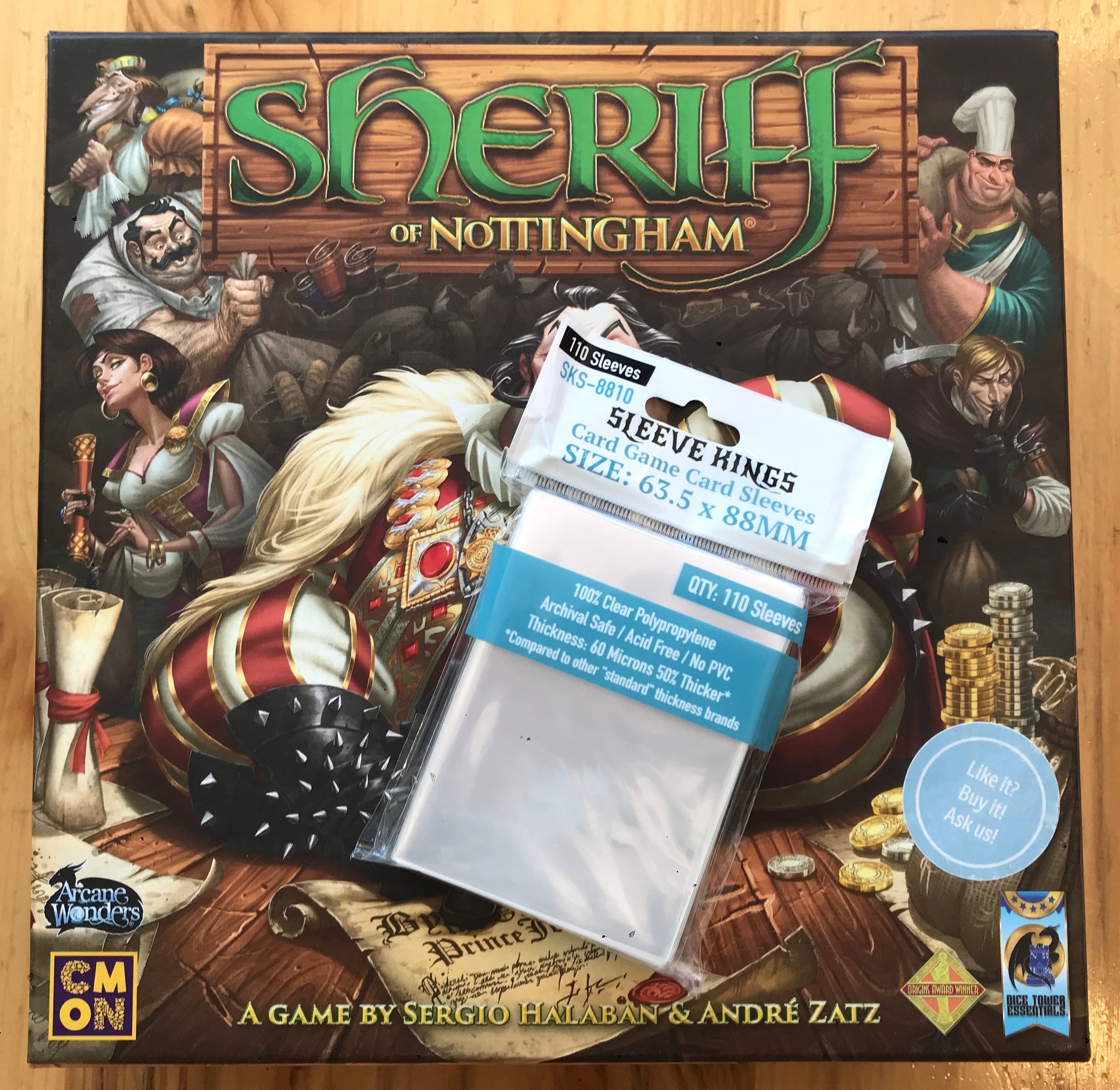 "Sheriff of Nottingham" + Expansion Compatible Sleeve Bundle (8810 X 3)