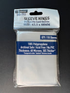 Perfect Fit Internal (Inner) Card Sleeves (63.5x88mm) 110 Pack, 60 Microns, SKS-7711