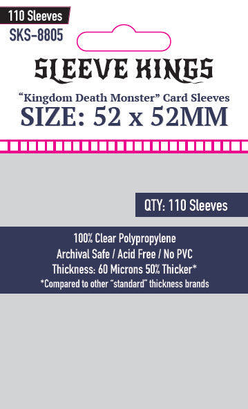 "Kingdom Death Monster" + Expansions Compatible Card Sleeve Bundle (8801 x 1, 8805 X 9 + 8808 X 20 +8831 X 1 + 8833 X 1, 8848 x 2)