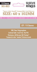 "Space Alert" Compatible Sleeves (60x102mm) 110 Pack, 60 Micron, SKS-8823