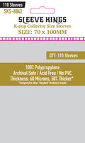 "Kpop" Collector Size Card Sleeve (70x100mm) 110 Pack, 60 Micron, SKS-8842
