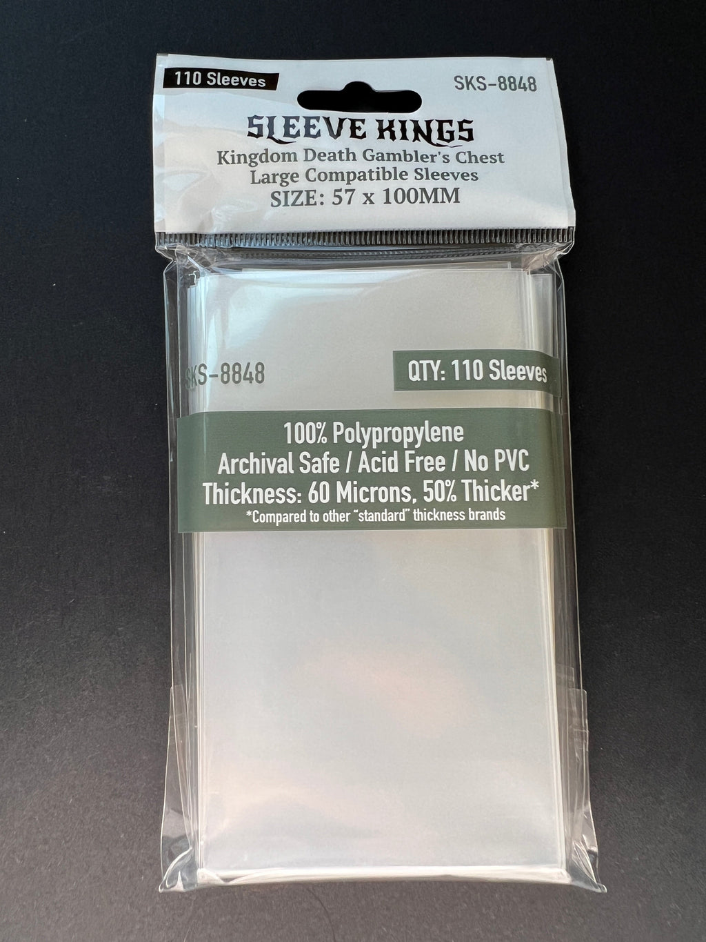 "Kingdom Death Monster" + Expansions Compatible Card Sleeve Bundle (8801 x 1, 8805 X 9 + 8808 X 20 +8831 X 1 + 8833 X 1, 8848 x 2)