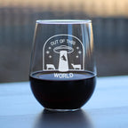 Out of This World - 17 Ounce Stemless Wine Glass