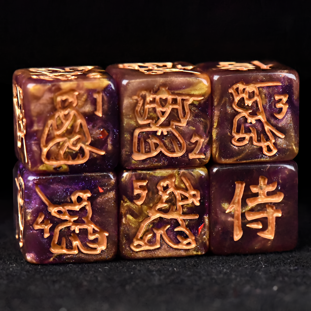 Samurai Soul Dice Set
