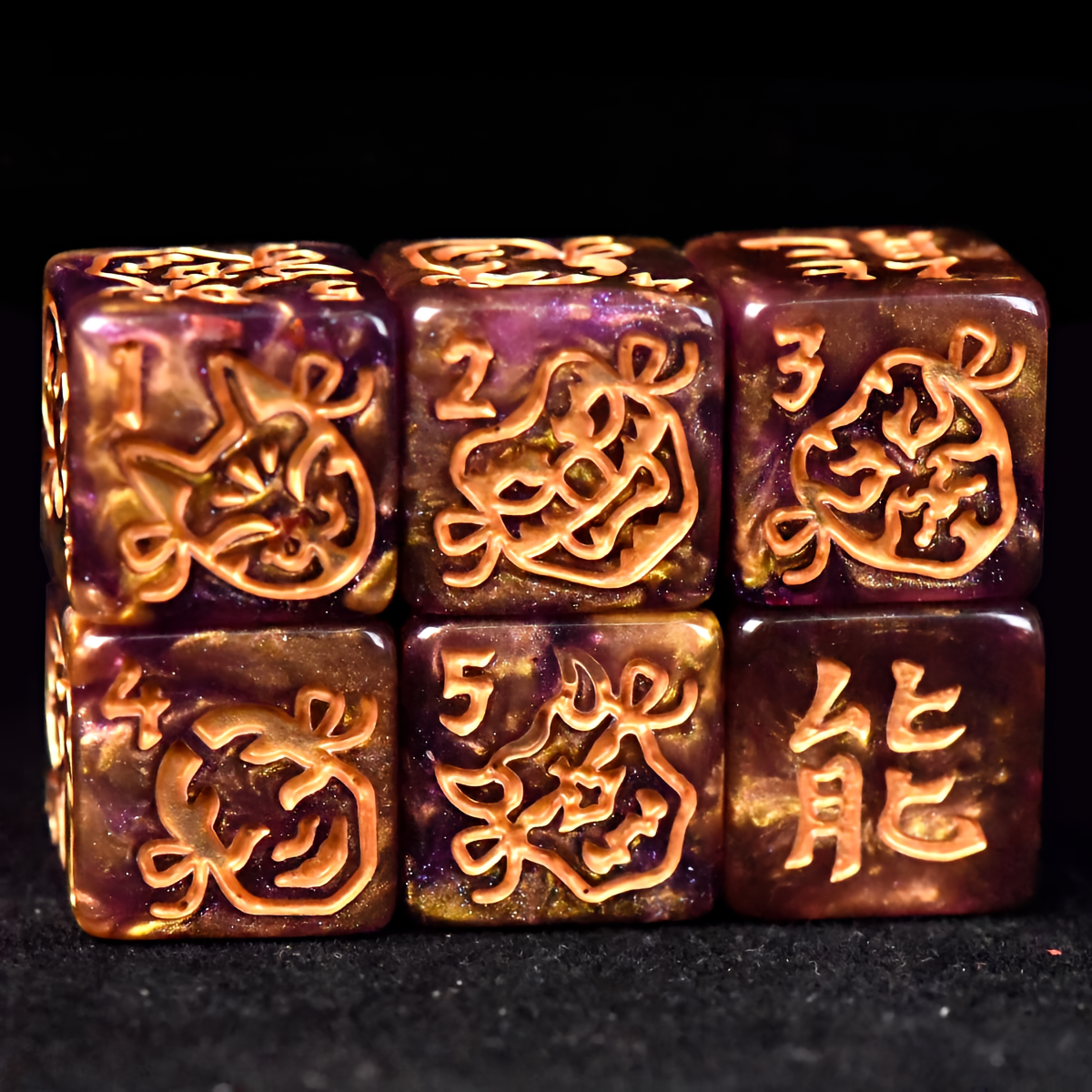 Samurai Soul Dice Set