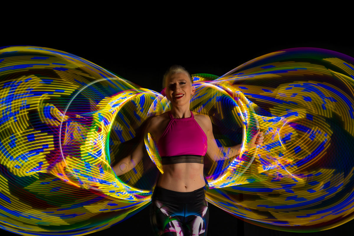 Ready To Ship Atomic V LED Hoops