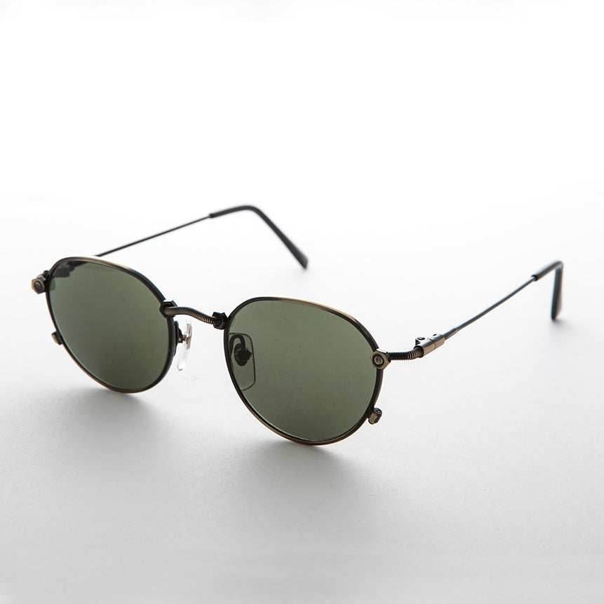 Industrial Steampunk Sunglass with Nuts and Bolt Accent - Steamboy - Antique Bronze