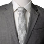 Star Wars Ahsoka Gray Men's Tie